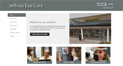 Desktop Screenshot of jeffrieseyecare.com